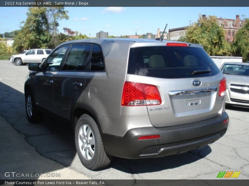 Satin Metal / Beige 2013 Kia Sorento LX AWD