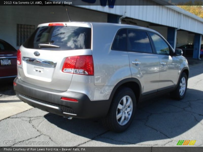 Satin Metal / Beige 2013 Kia Sorento LX AWD