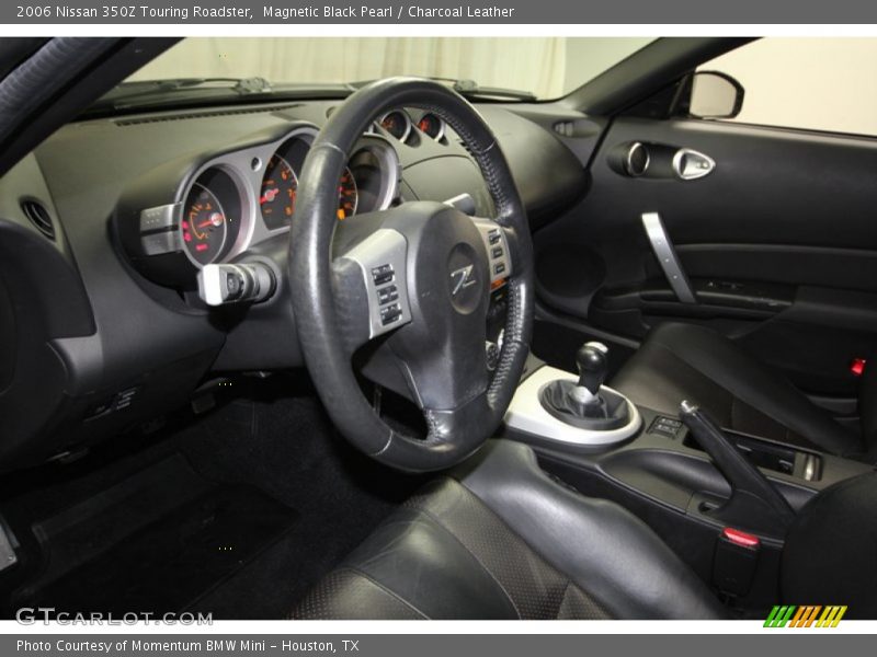 Magnetic Black Pearl / Charcoal Leather 2006 Nissan 350Z Touring Roadster