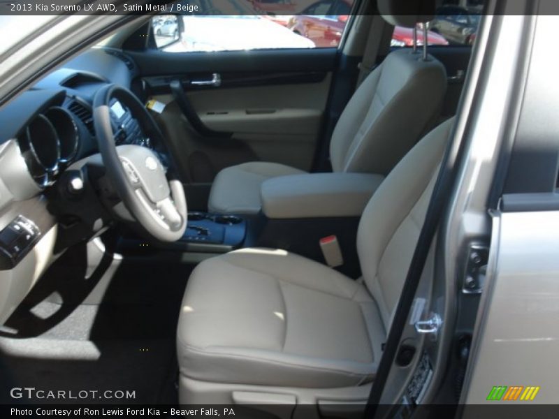 Satin Metal / Beige 2013 Kia Sorento LX AWD