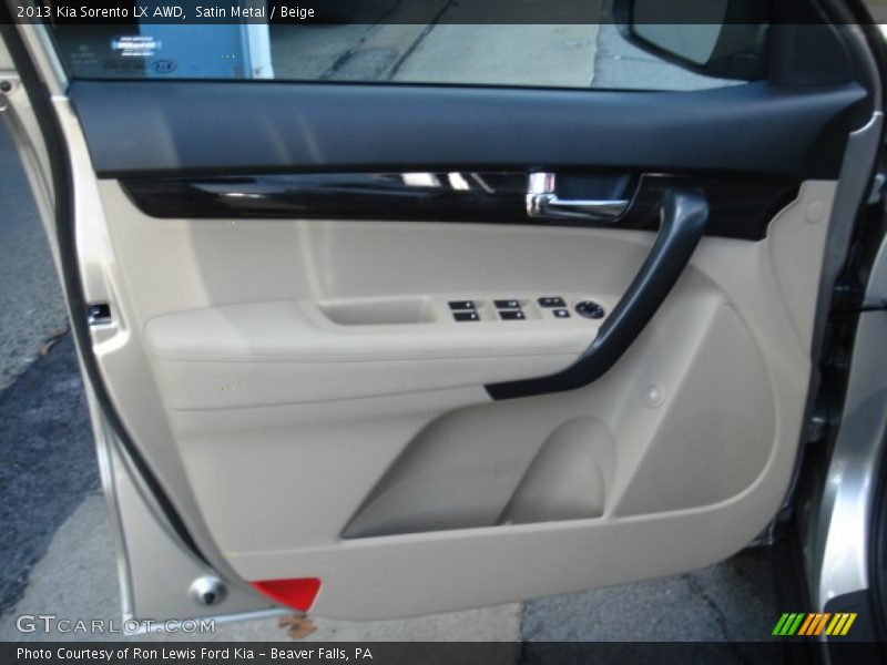 Satin Metal / Beige 2013 Kia Sorento LX AWD