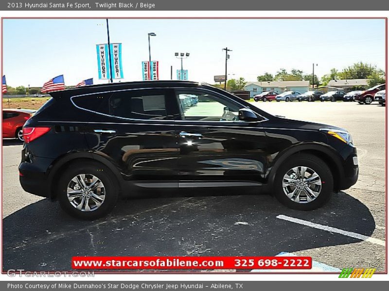Twilight Black / Beige 2013 Hyundai Santa Fe Sport