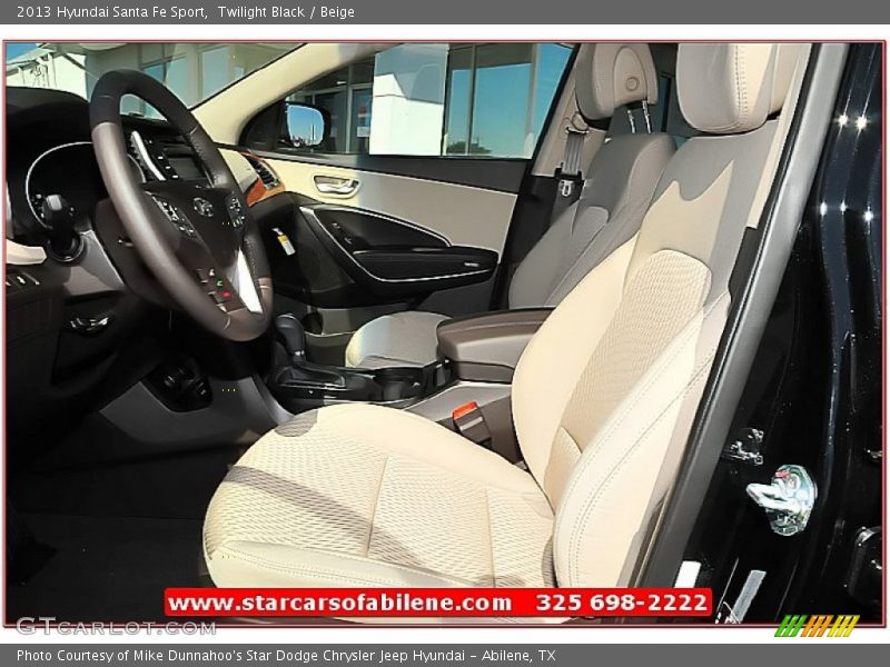 Twilight Black / Beige 2013 Hyundai Santa Fe Sport