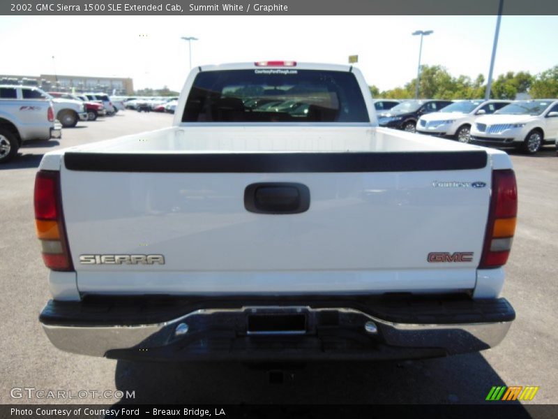 Summit White / Graphite 2002 GMC Sierra 1500 SLE Extended Cab