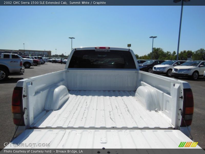 Summit White / Graphite 2002 GMC Sierra 1500 SLE Extended Cab
