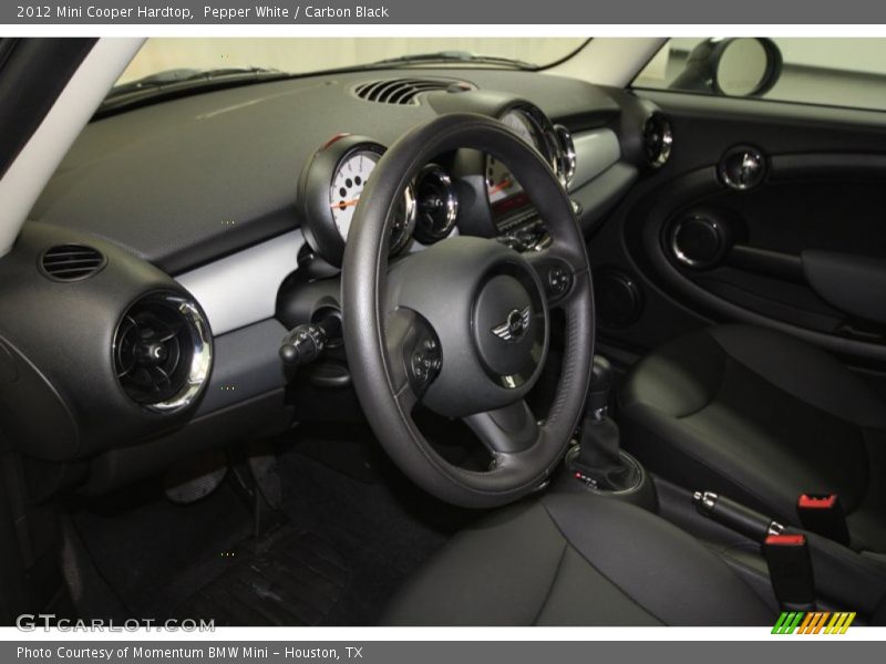 Pepper White / Carbon Black 2012 Mini Cooper Hardtop