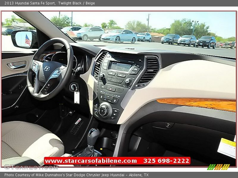 Twilight Black / Beige 2013 Hyundai Santa Fe Sport