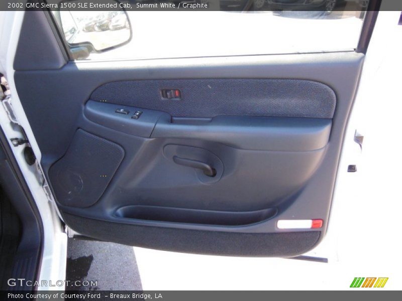 Summit White / Graphite 2002 GMC Sierra 1500 SLE Extended Cab