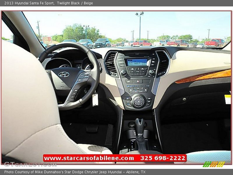 Twilight Black / Beige 2013 Hyundai Santa Fe Sport