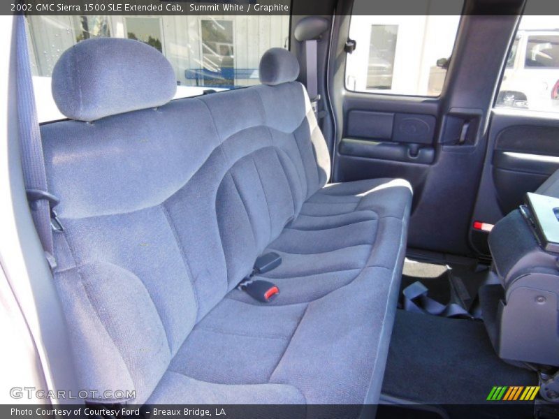 Summit White / Graphite 2002 GMC Sierra 1500 SLE Extended Cab