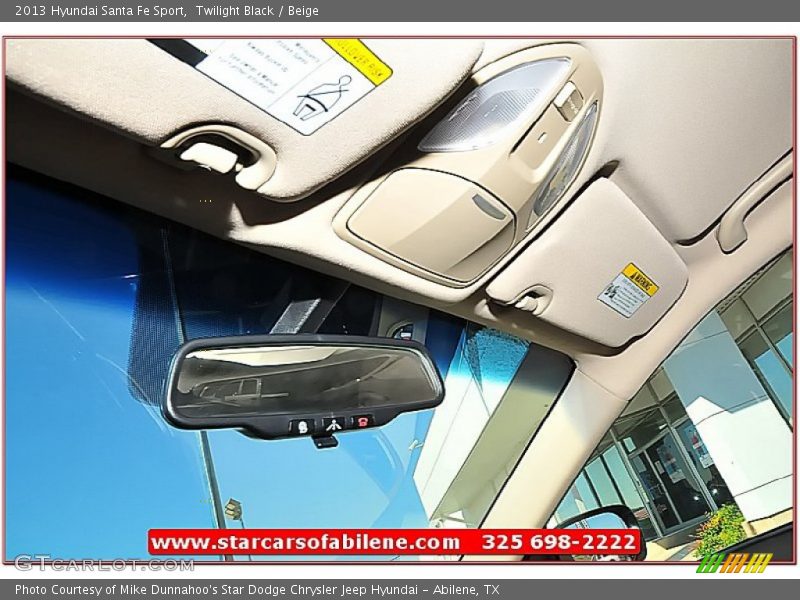 Twilight Black / Beige 2013 Hyundai Santa Fe Sport