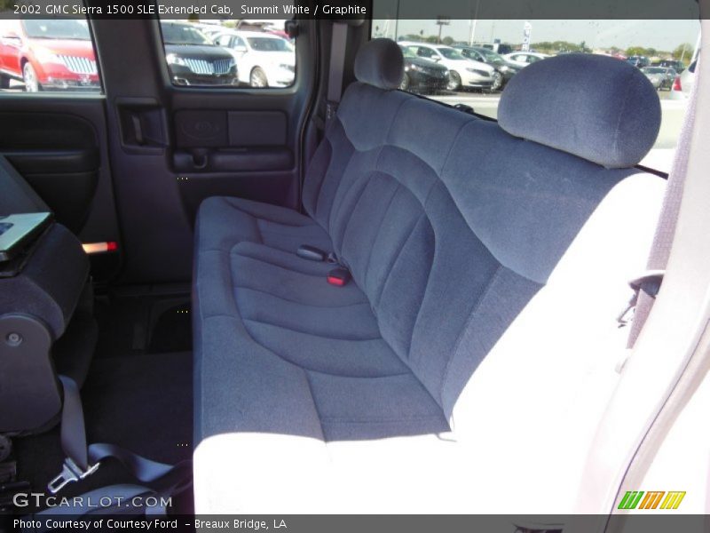 Summit White / Graphite 2002 GMC Sierra 1500 SLE Extended Cab