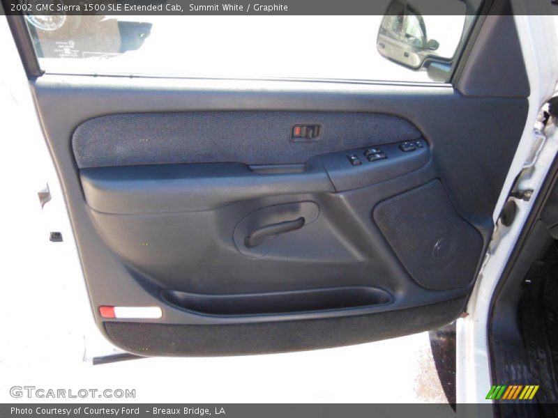 Summit White / Graphite 2002 GMC Sierra 1500 SLE Extended Cab