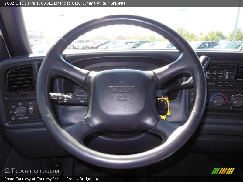 Summit White / Graphite 2002 GMC Sierra 1500 SLE Extended Cab
