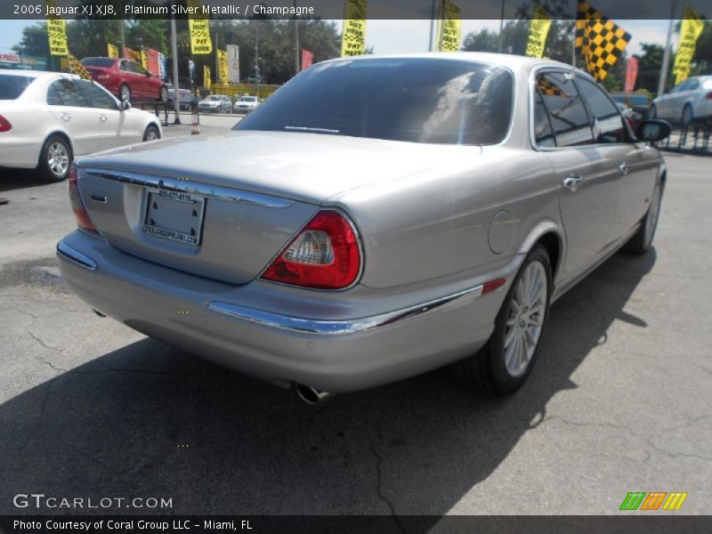Platinum Silver Metallic / Champagne 2006 Jaguar XJ XJ8
