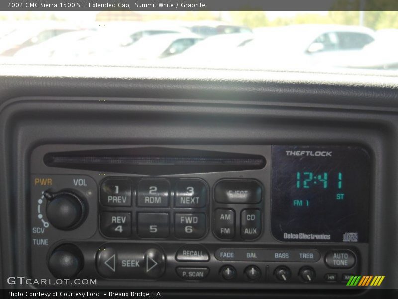 Summit White / Graphite 2002 GMC Sierra 1500 SLE Extended Cab