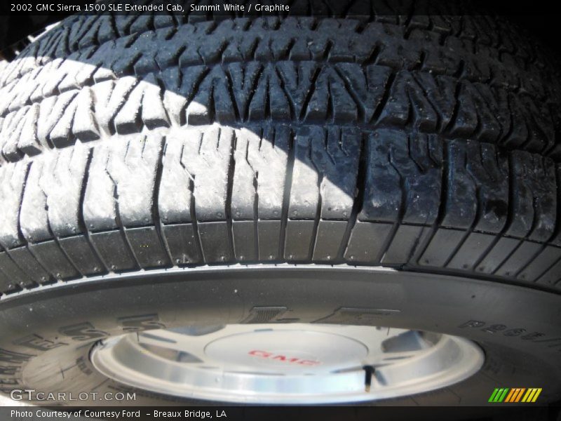 Summit White / Graphite 2002 GMC Sierra 1500 SLE Extended Cab
