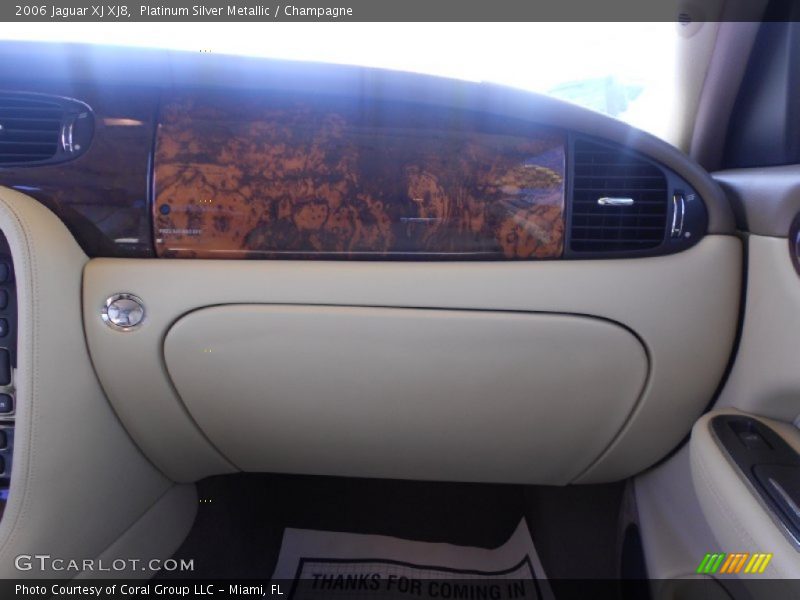 Platinum Silver Metallic / Champagne 2006 Jaguar XJ XJ8