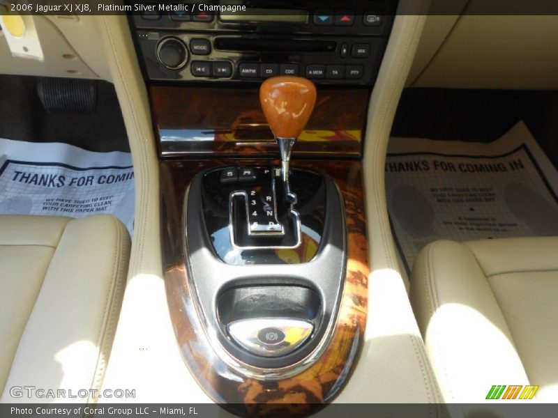 Platinum Silver Metallic / Champagne 2006 Jaguar XJ XJ8