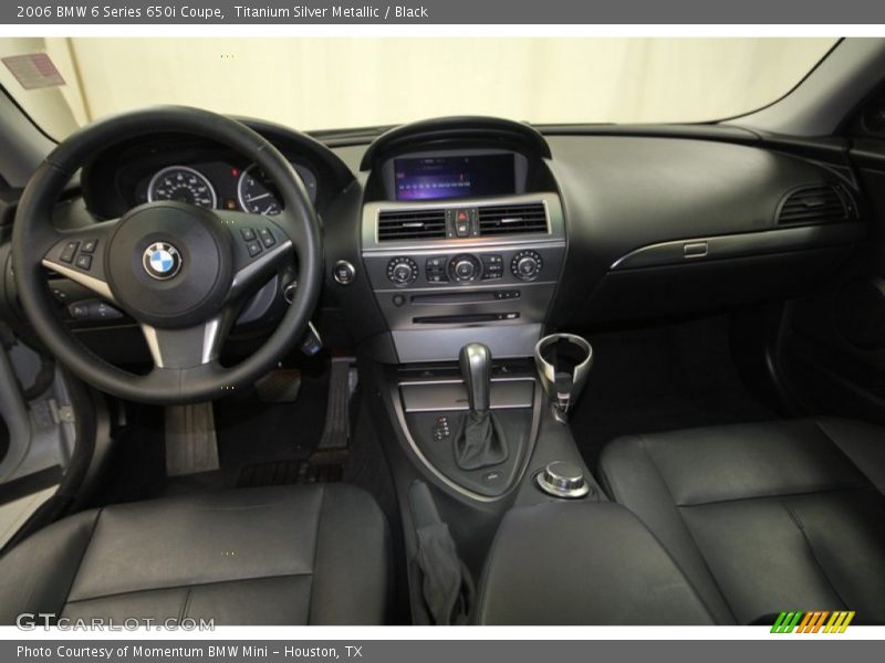 Titanium Silver Metallic / Black 2006 BMW 6 Series 650i Coupe
