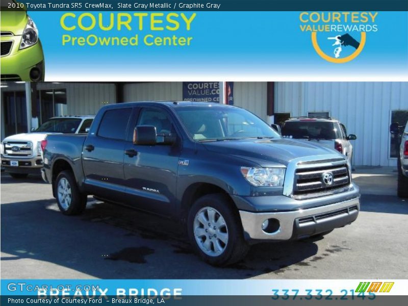 Slate Gray Metallic / Graphite Gray 2010 Toyota Tundra SR5 CrewMax