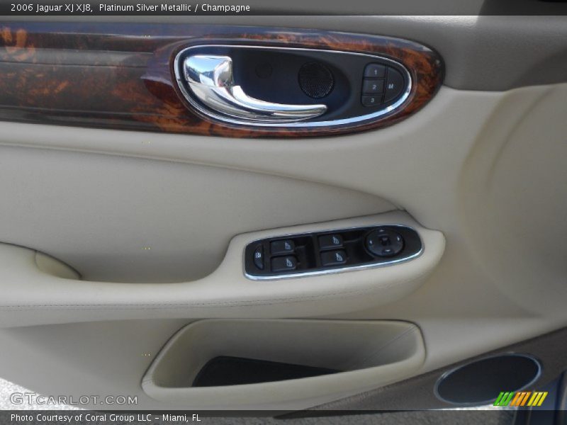 Platinum Silver Metallic / Champagne 2006 Jaguar XJ XJ8