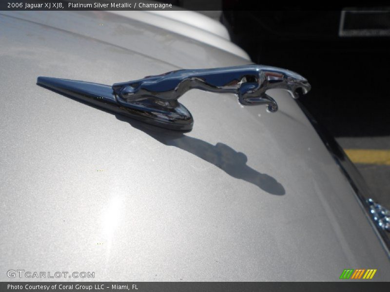 Platinum Silver Metallic / Champagne 2006 Jaguar XJ XJ8