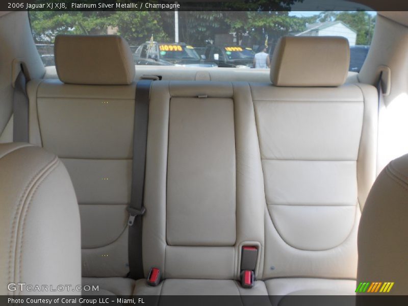 Platinum Silver Metallic / Champagne 2006 Jaguar XJ XJ8