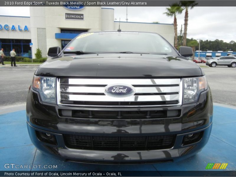 Tuxedo Black Metallic / Sport Black Leather/Grey Alcantara 2010 Ford Edge Sport