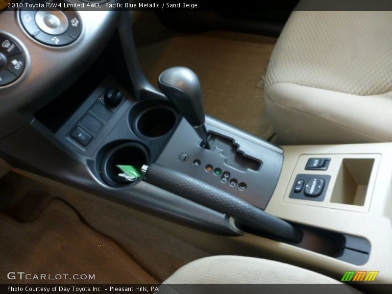 Pacific Blue Metallic / Sand Beige 2010 Toyota RAV4 Limited 4WD