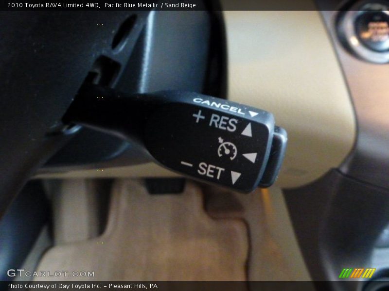 Pacific Blue Metallic / Sand Beige 2010 Toyota RAV4 Limited 4WD