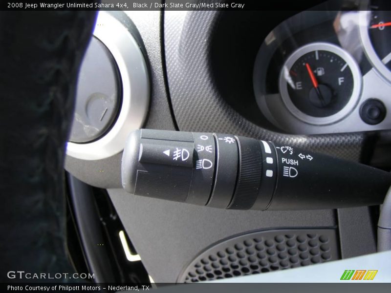 Black / Dark Slate Gray/Med Slate Gray 2008 Jeep Wrangler Unlimited Sahara 4x4