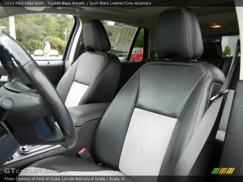 Tuxedo Black Metallic / Sport Black Leather/Grey Alcantara 2010 Ford Edge Sport