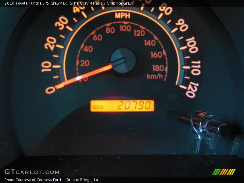Slate Gray Metallic / Graphite Gray 2010 Toyota Tundra SR5 CrewMax