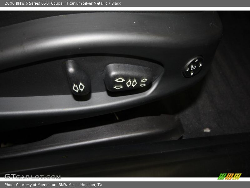 Titanium Silver Metallic / Black 2006 BMW 6 Series 650i Coupe