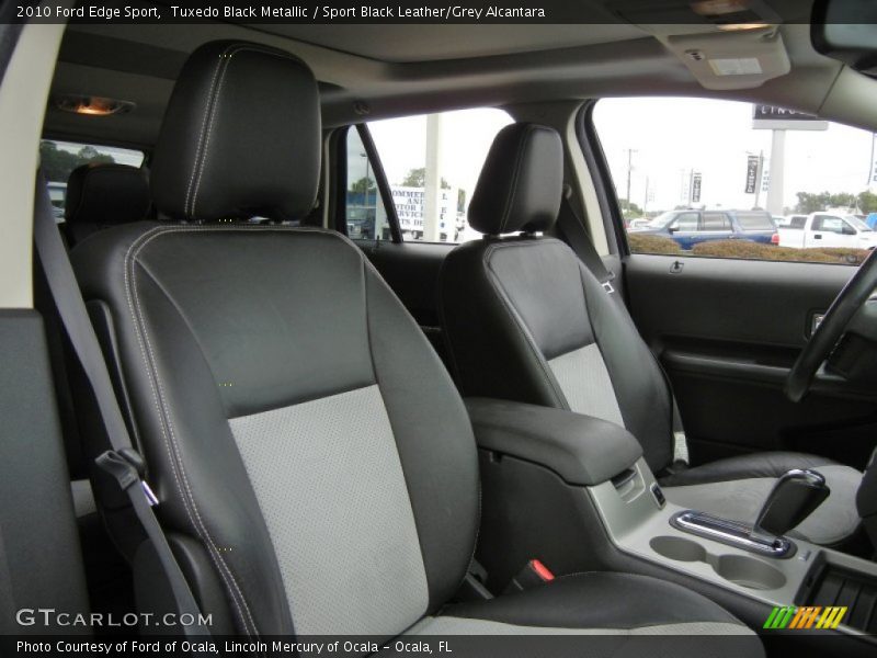 Tuxedo Black Metallic / Sport Black Leather/Grey Alcantara 2010 Ford Edge Sport