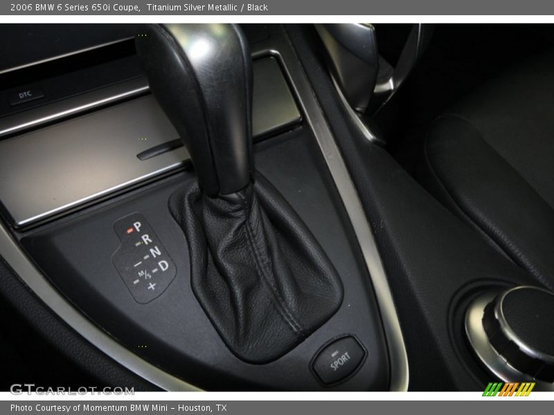 Titanium Silver Metallic / Black 2006 BMW 6 Series 650i Coupe