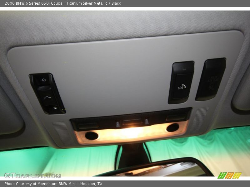 Titanium Silver Metallic / Black 2006 BMW 6 Series 650i Coupe