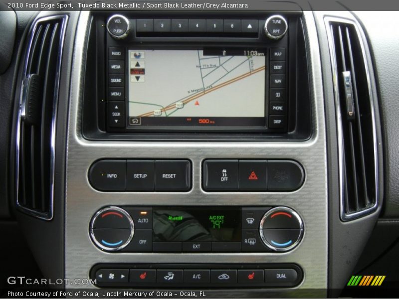 Controls of 2010 Edge Sport