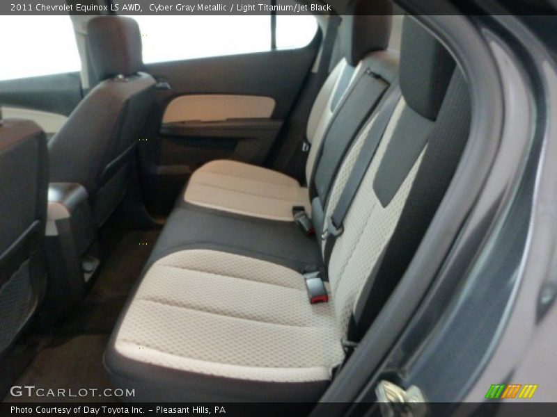 Cyber Gray Metallic / Light Titanium/Jet Black 2011 Chevrolet Equinox LS AWD