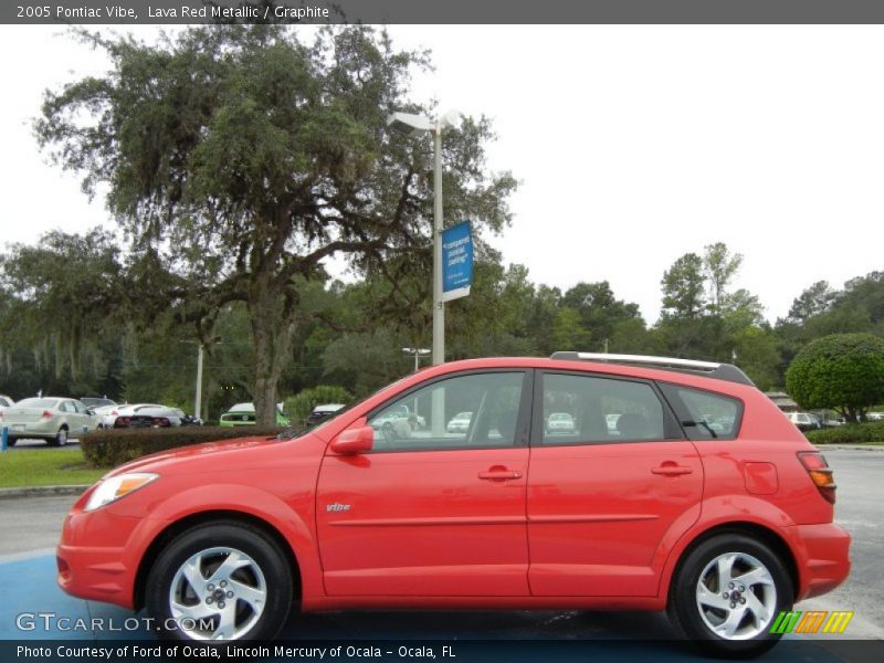 Lava Red Metallic / Graphite 2005 Pontiac Vibe