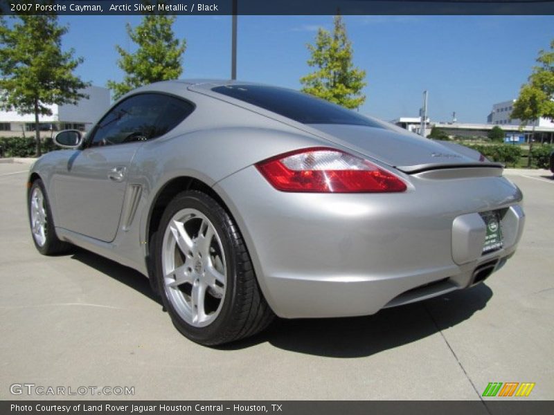 Arctic Silver Metallic / Black 2007 Porsche Cayman