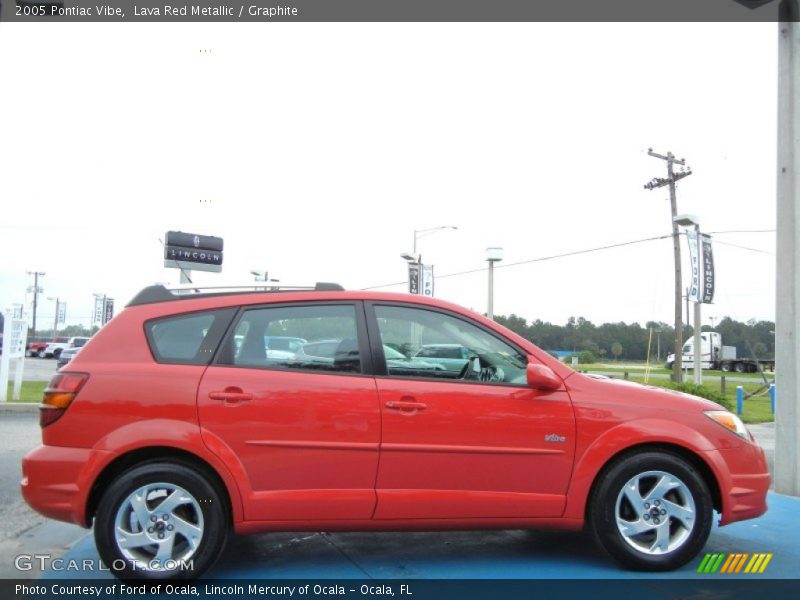 Lava Red Metallic / Graphite 2005 Pontiac Vibe
