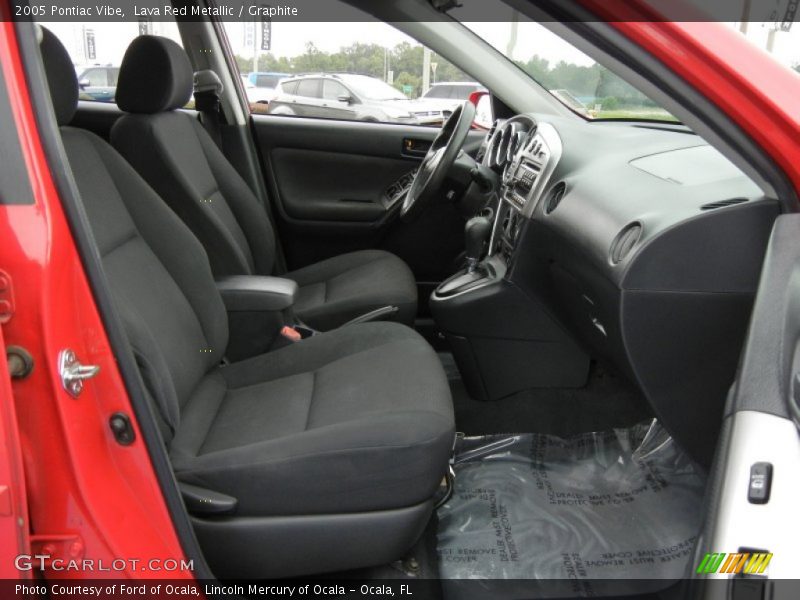 Lava Red Metallic / Graphite 2005 Pontiac Vibe