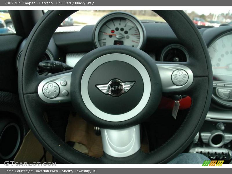 Chili Red / Black/Grey 2009 Mini Cooper S Hardtop