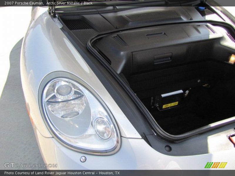 Arctic Silver Metallic / Black 2007 Porsche Cayman