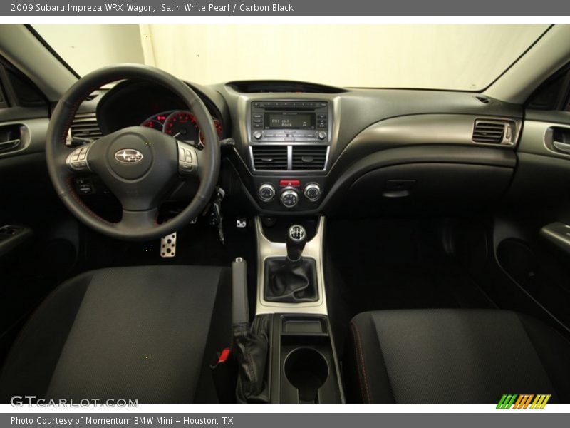 Satin White Pearl / Carbon Black 2009 Subaru Impreza WRX Wagon