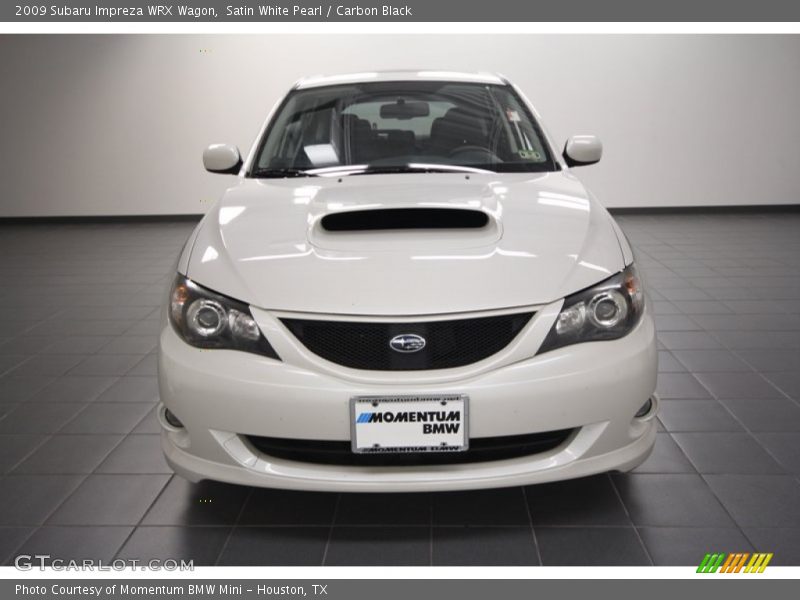 Satin White Pearl / Carbon Black 2009 Subaru Impreza WRX Wagon