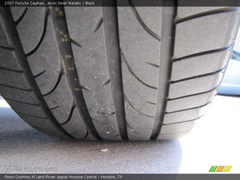 Arctic Silver Metallic / Black 2007 Porsche Cayman