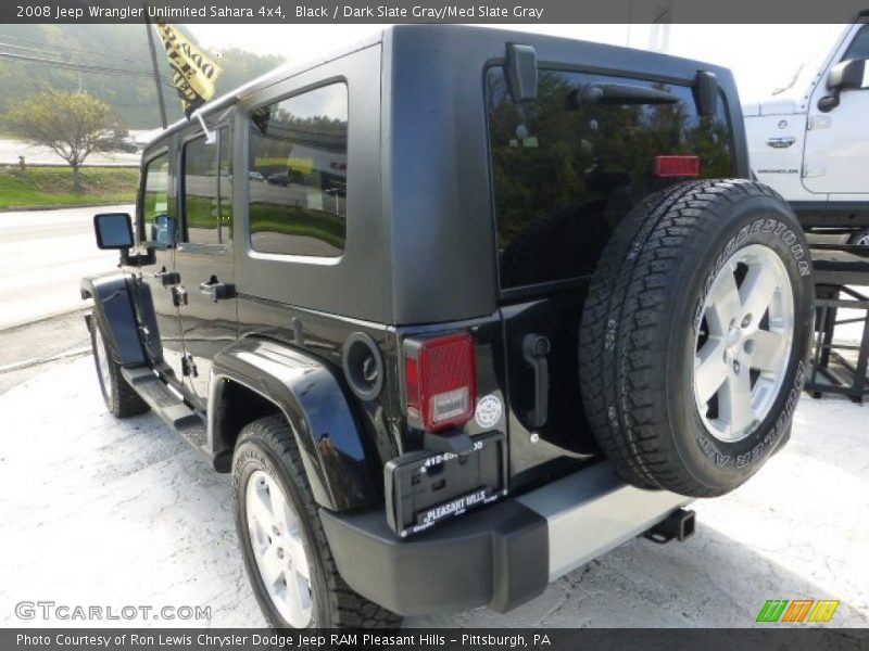 Black / Dark Slate Gray/Med Slate Gray 2008 Jeep Wrangler Unlimited Sahara 4x4